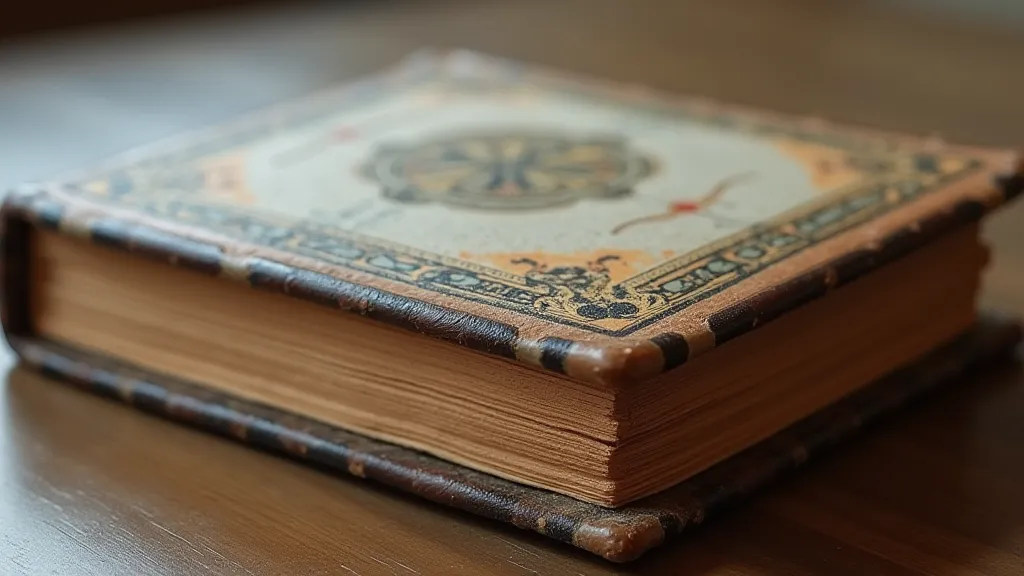 Finished Coptic bound memory book