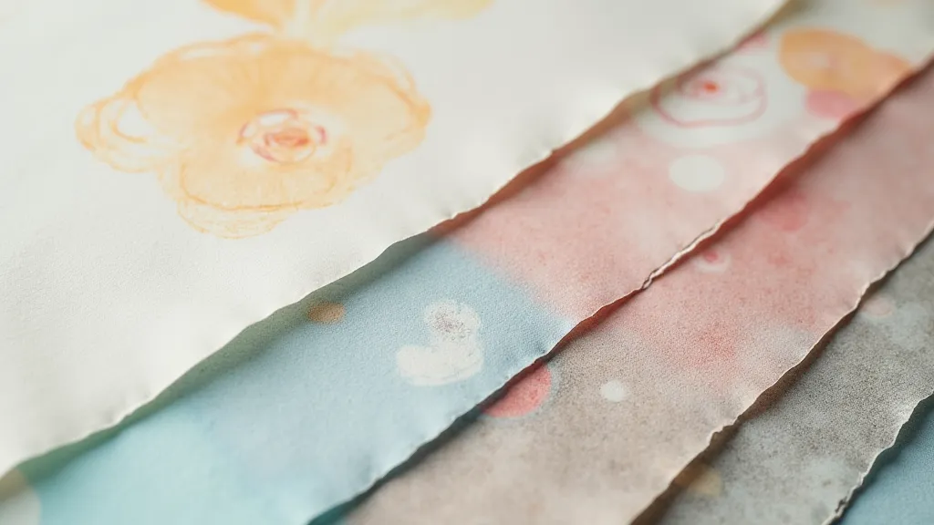 Comparison of different paper types for sketching