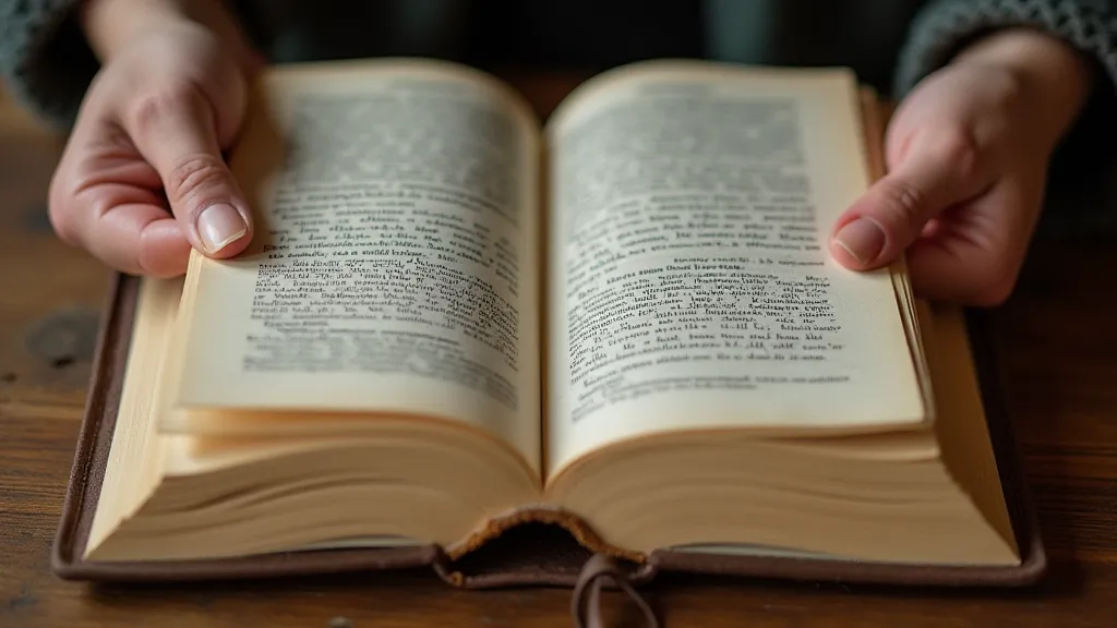 Pressing a book during the binding process